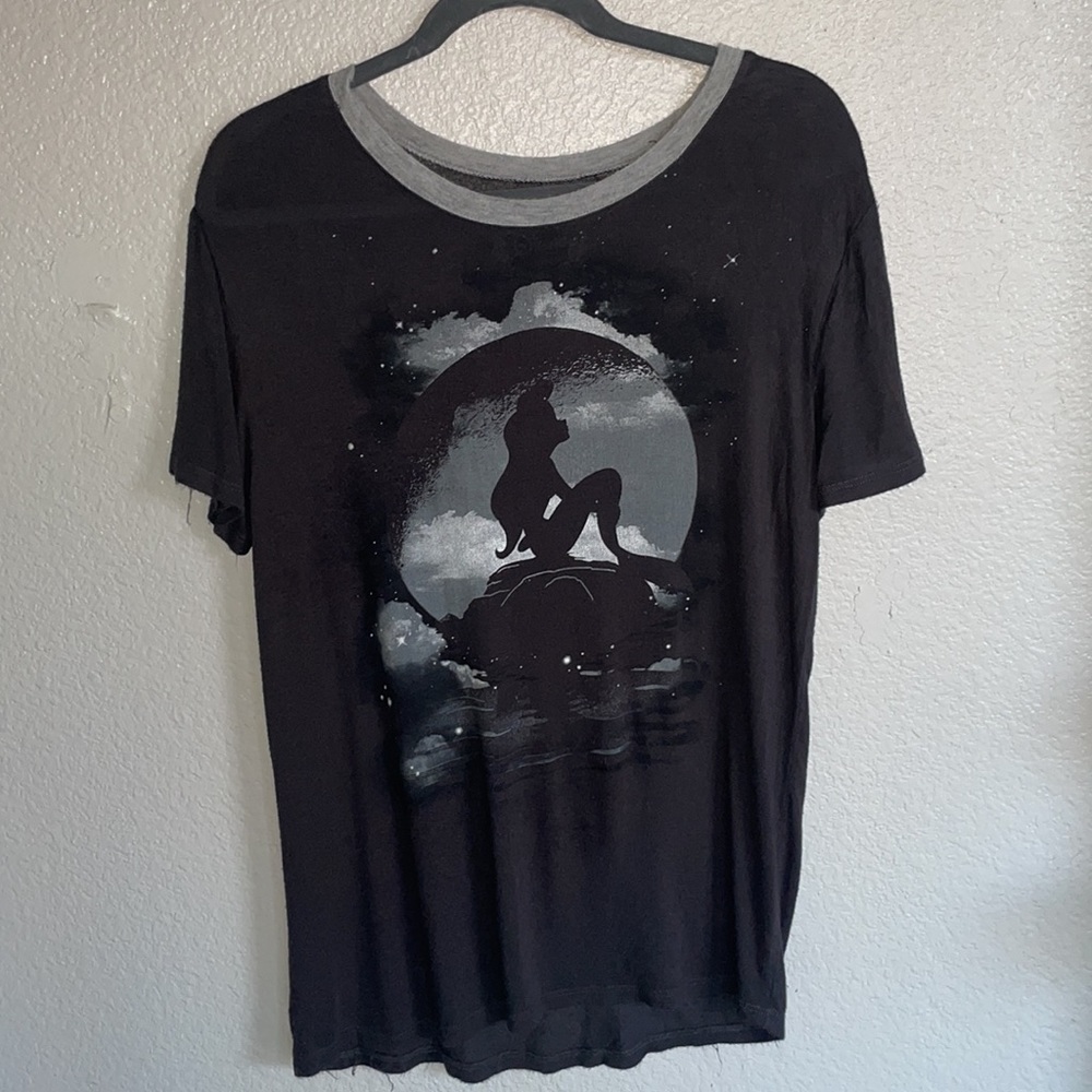 Disney little mermaid silhouette top
